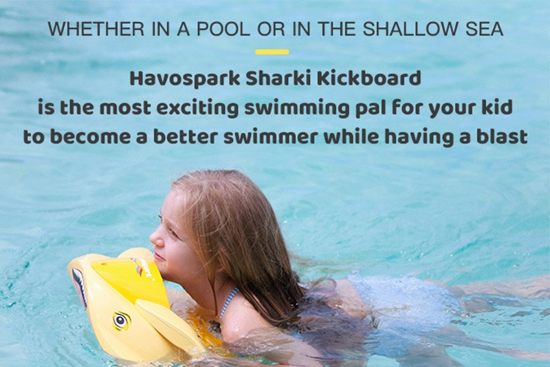 Kickboard de natação motorizado Havospark Sharki para crianças
