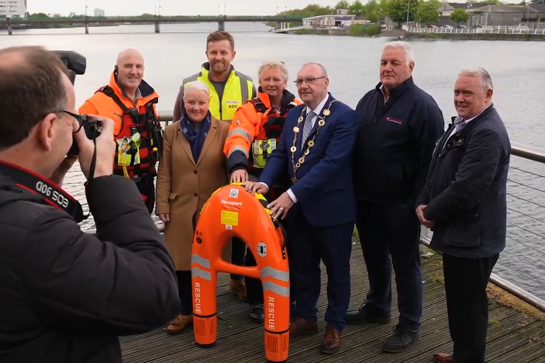 Novo equipamento de protecção da vida para o Grupo de Patrulha do Rio Limerick